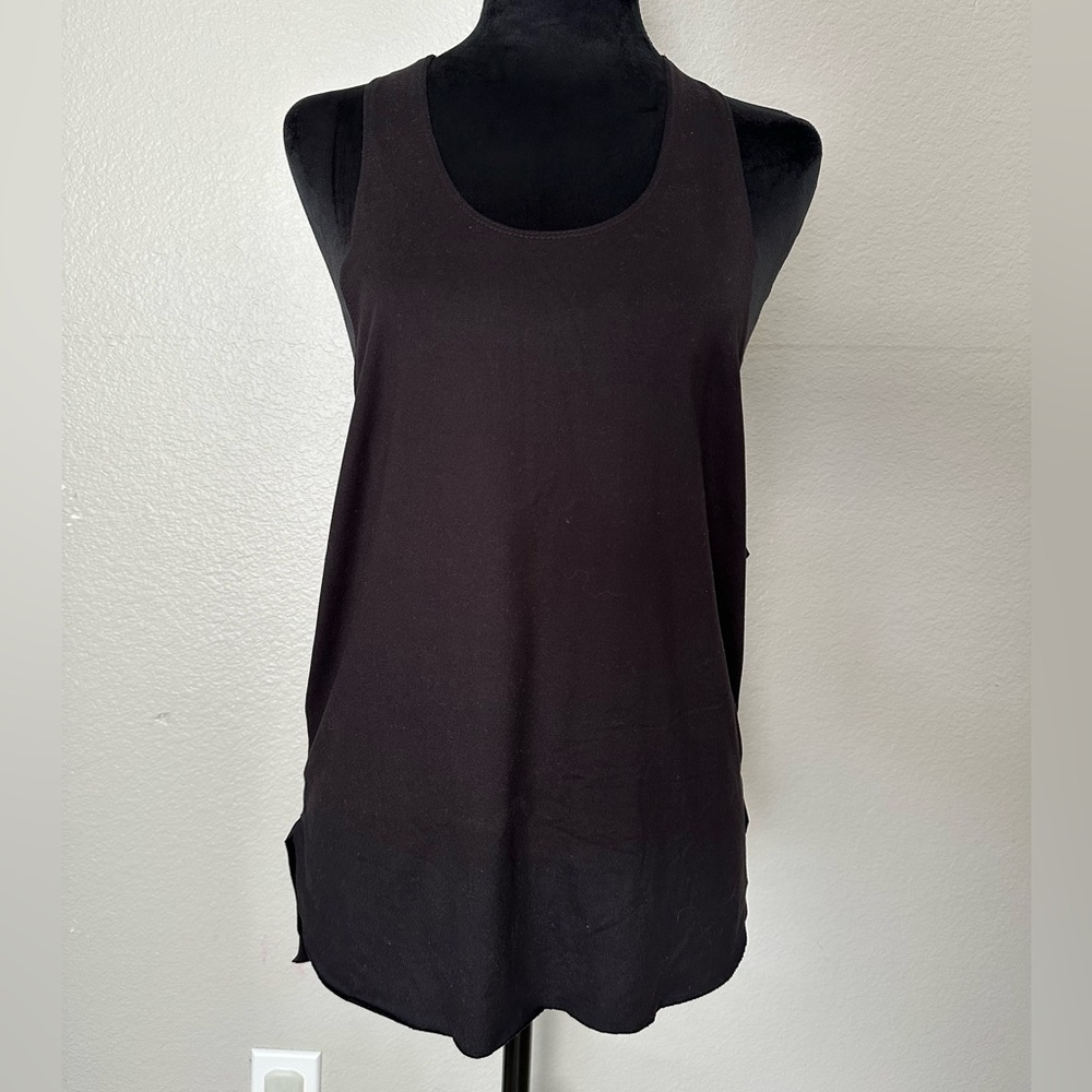 Manuka Black Workout Top Size 6 Like New